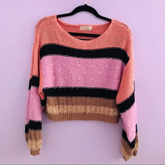Urban Outfitters Beau Striped Boat Neck Sweater - Picture 5 of 11